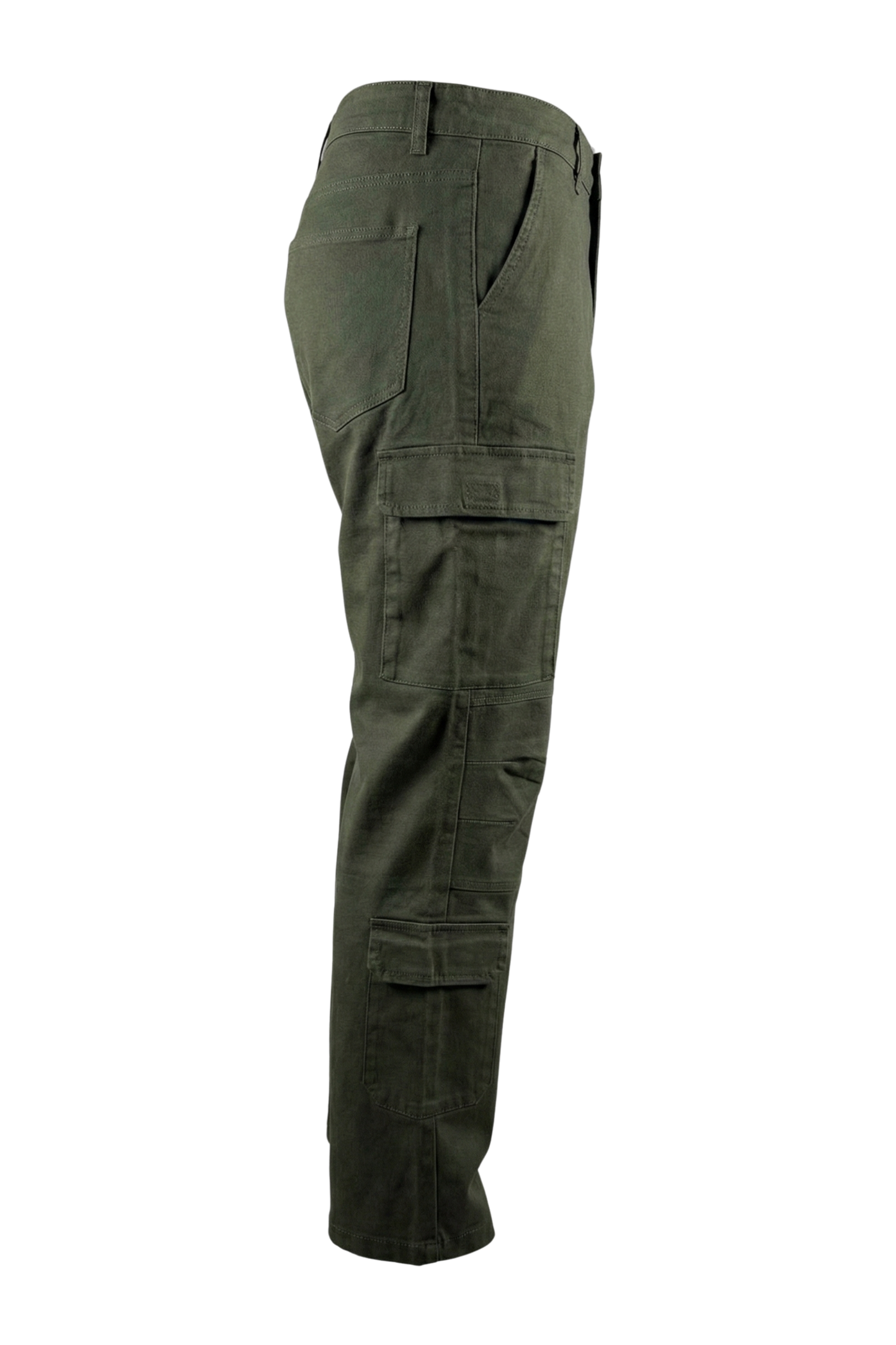 Mens Stretch Twill Multi Cargo Pants