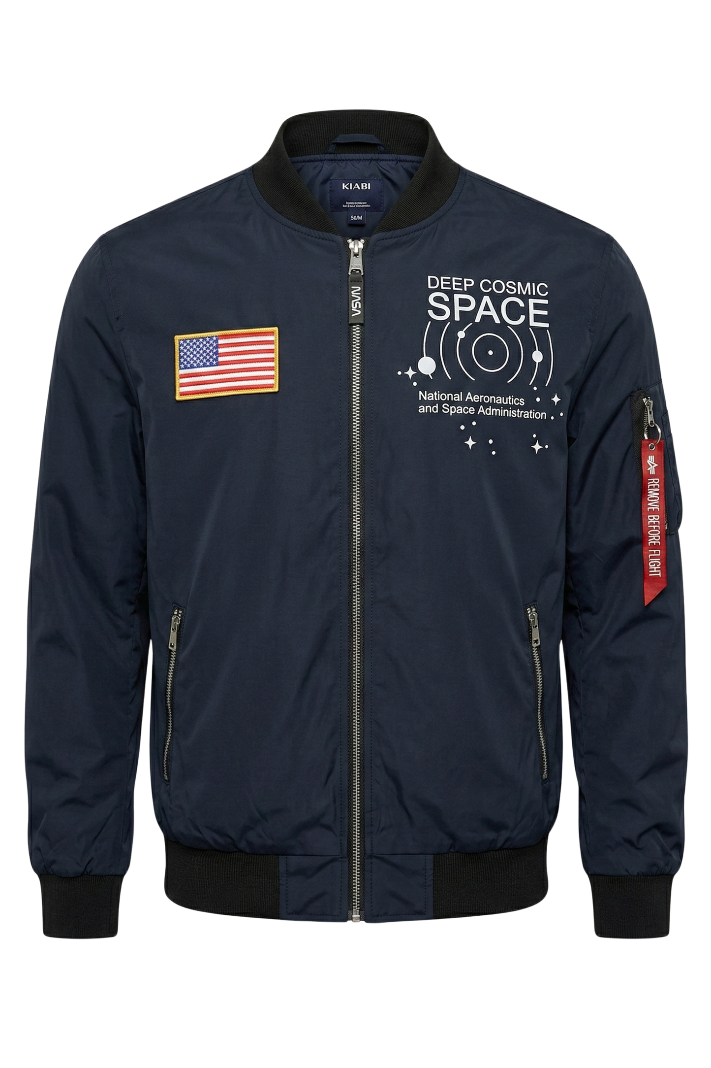 Men’s Full Zip Woven Bomber Jacket