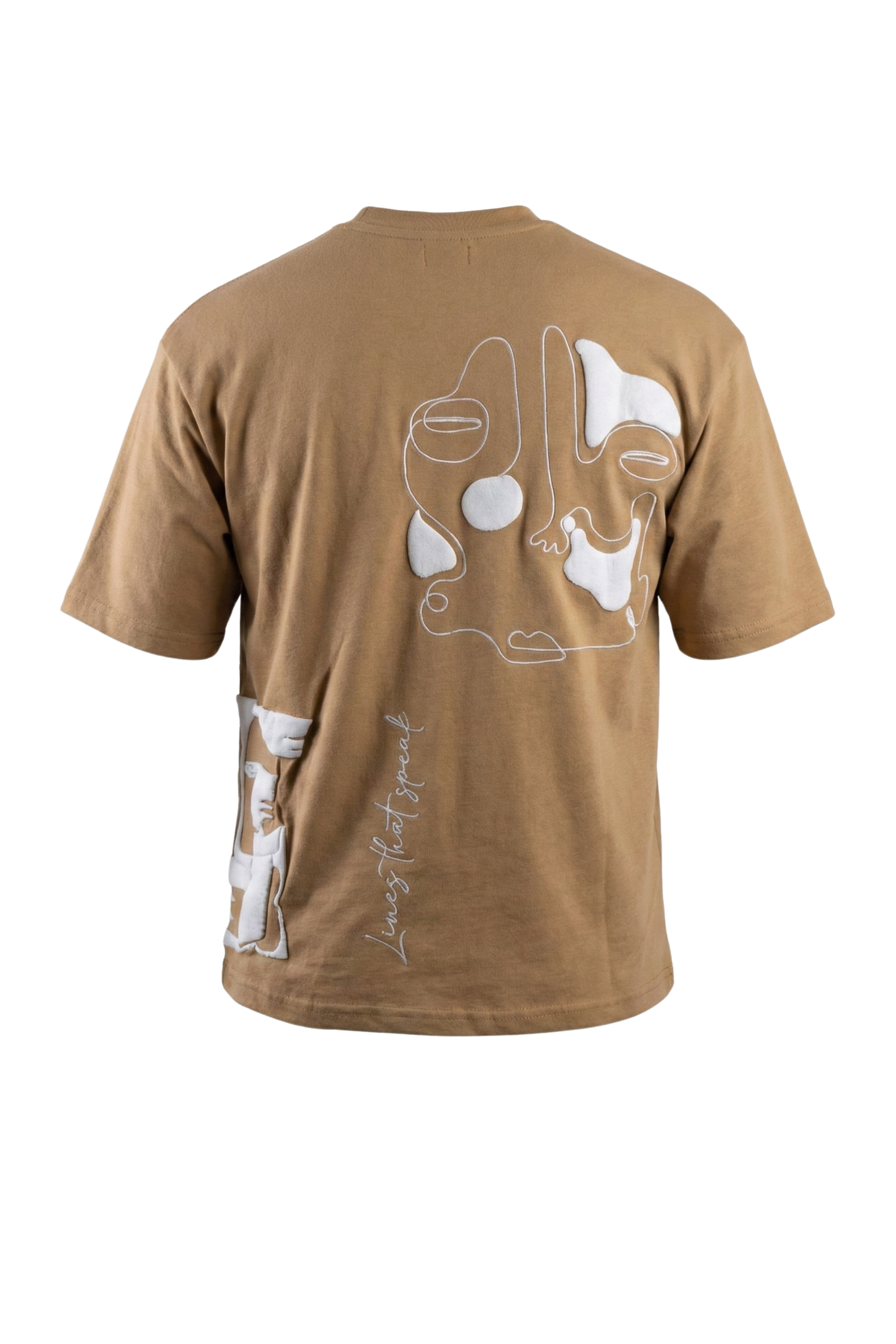 Men's Puff Printed Crew Neck Tees