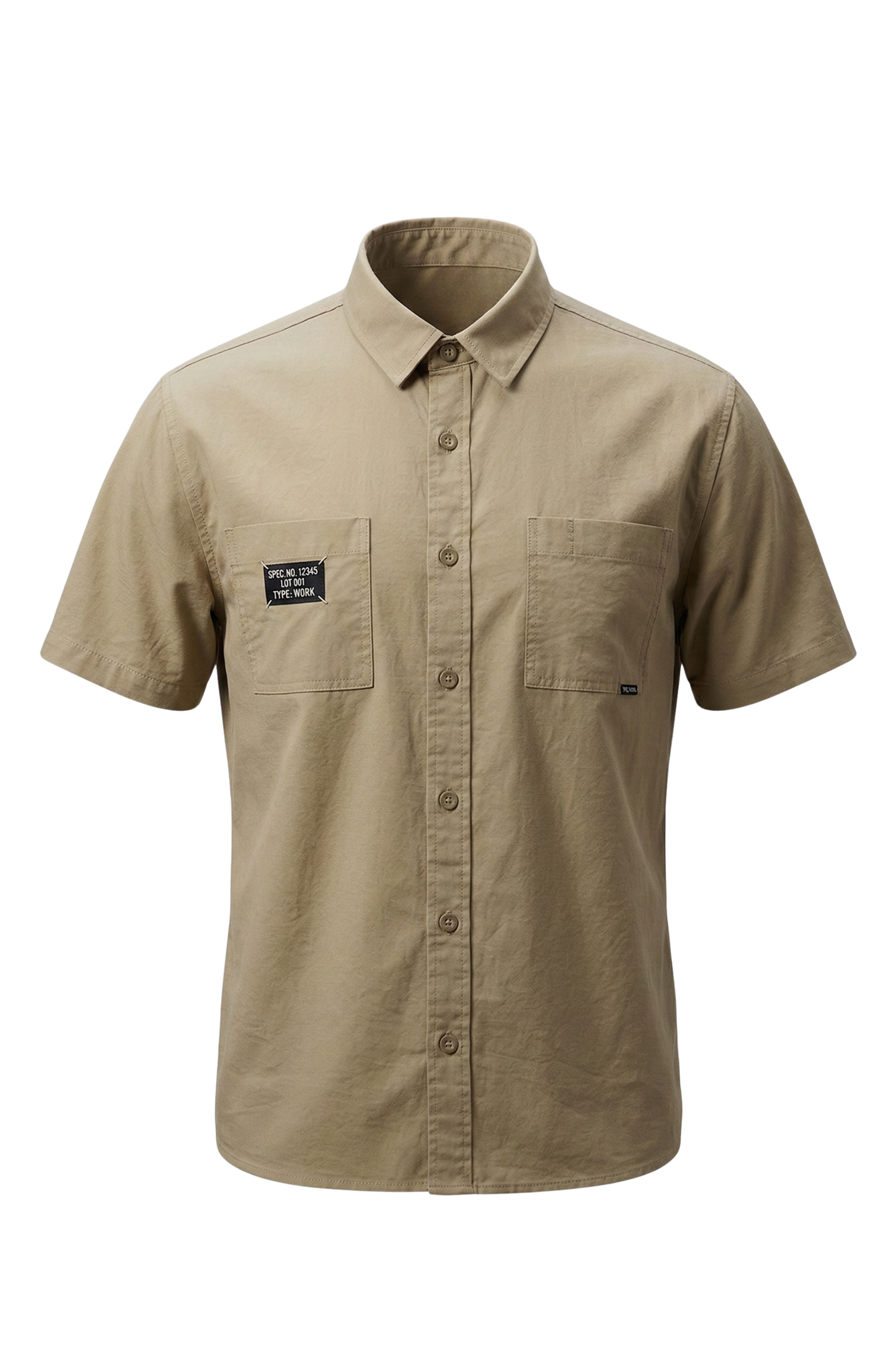 Men’s Shirt Solid Short Sleeve