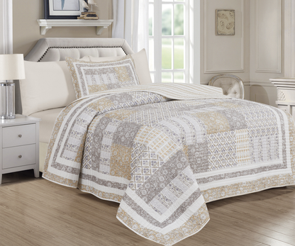 2 Piece Printed Quilt Set