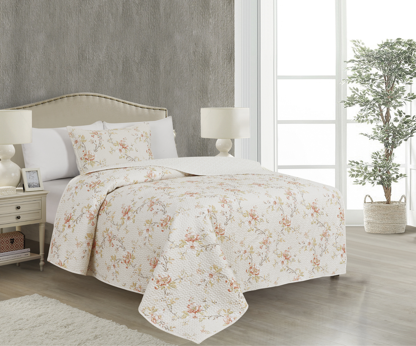 2 Piece Printed Quilt Set