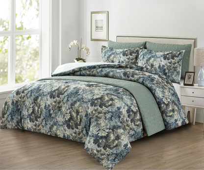 Printed 5 Pieces Comforter Set