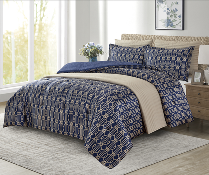 Printed 5 Pieces Comforter Set