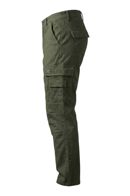 Mens Stretch Twill Multi Cargo Pants