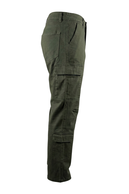 Mens Stretch Twill Multi Cargo Pants
