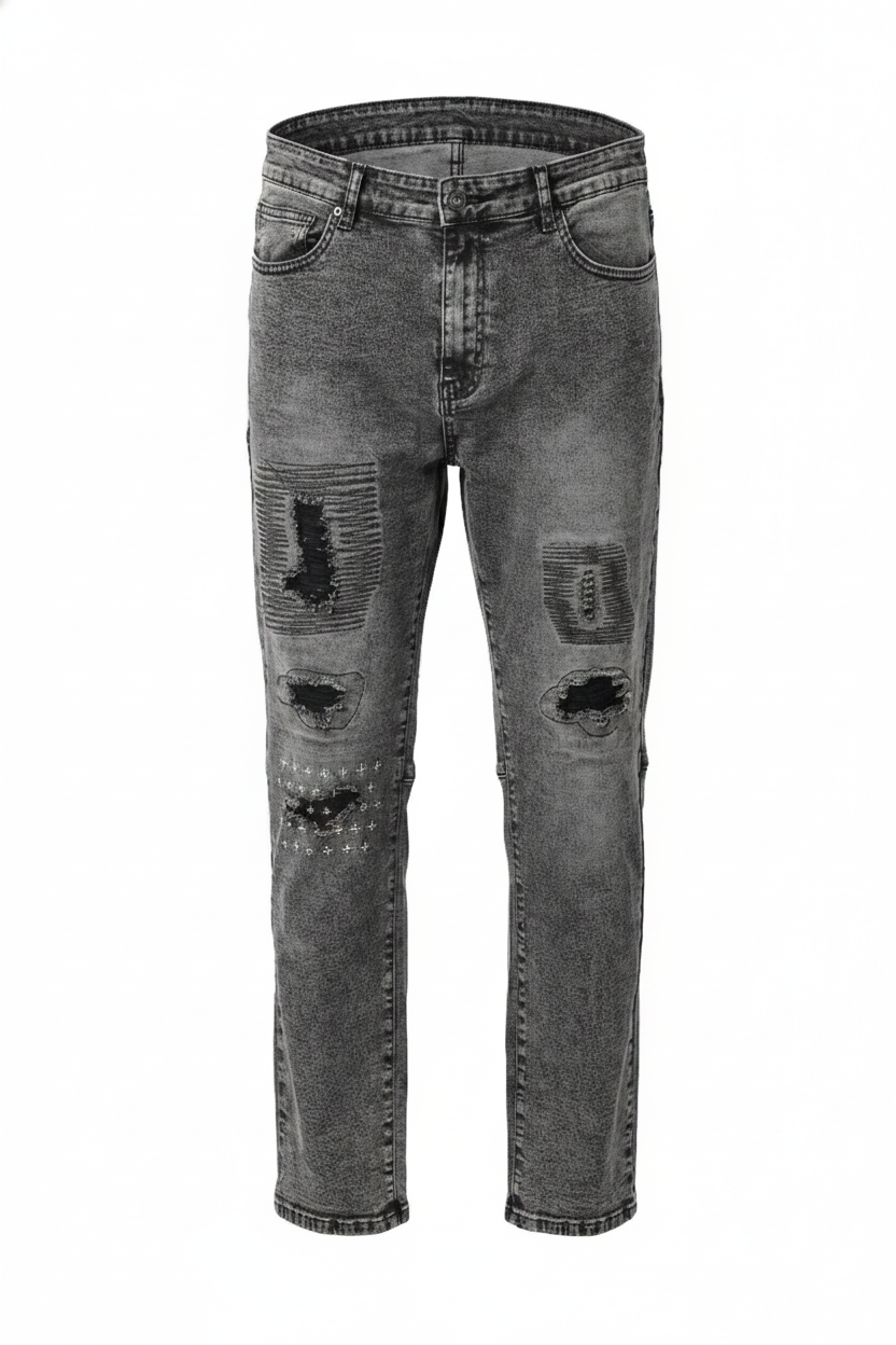 Young Mens Ripped & Repair Denim & Cargo