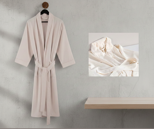 Knitted Jacquard Bathrobe