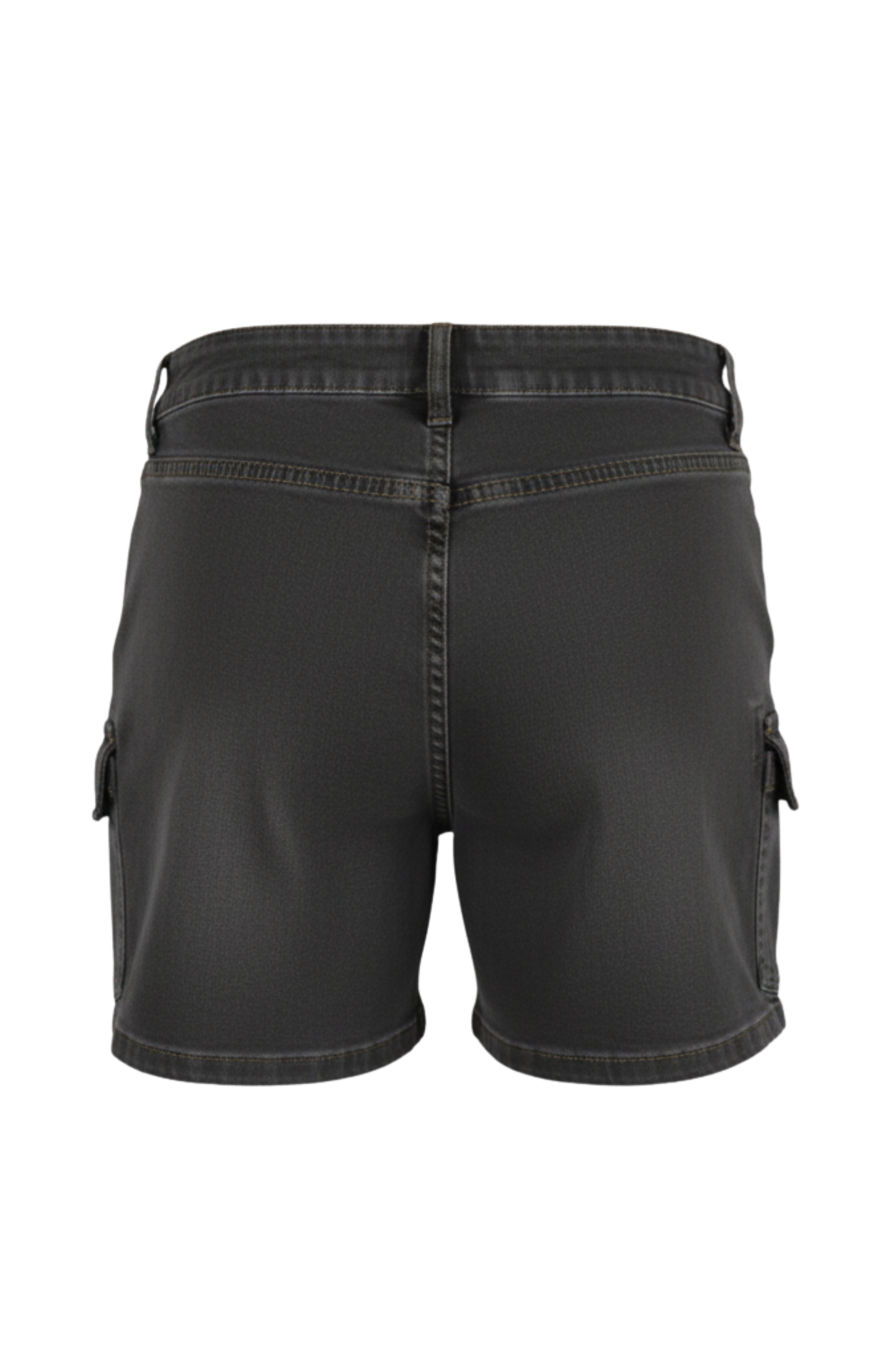 Ladies Stretch Denim Shorts With Cargo