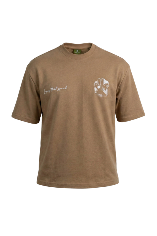 Men's Puff Printed Crew Neck Tees