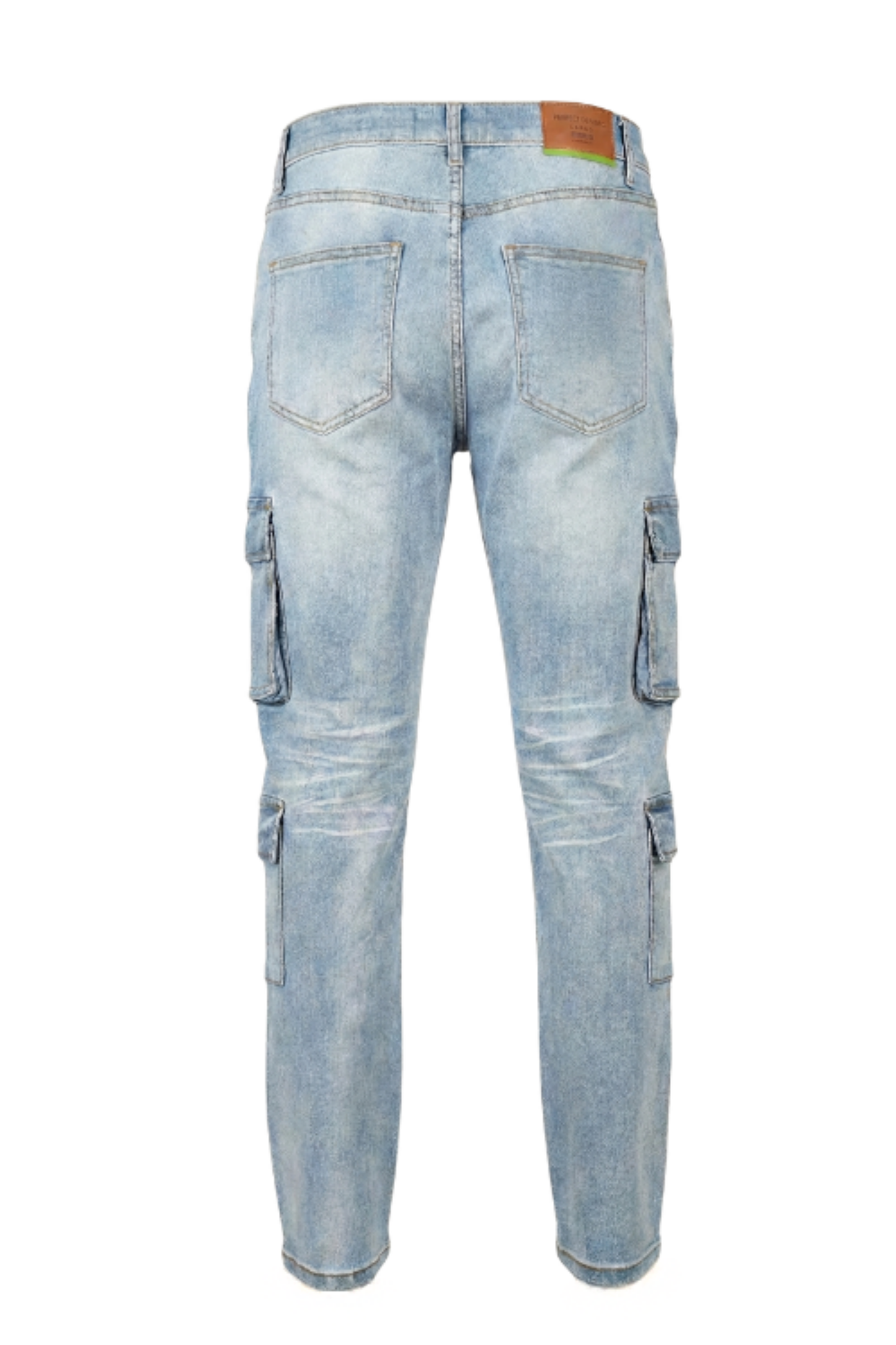Men’s Slim Fit Cargo Denim Jeans