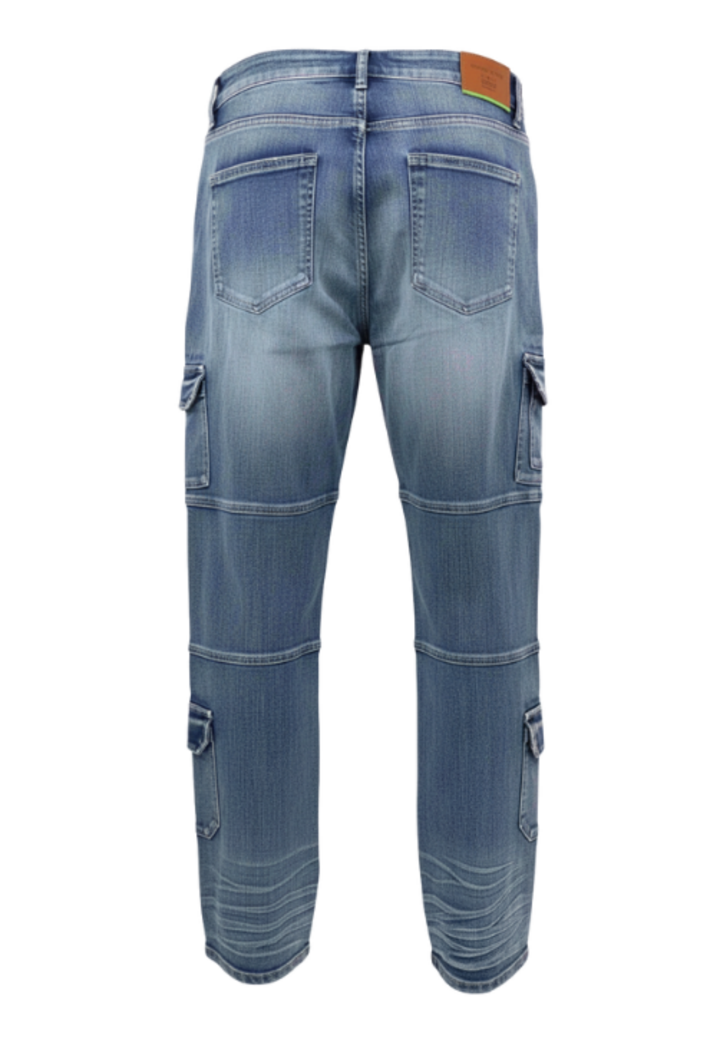 Men’s Slim Fit Cargo Denim Jeans