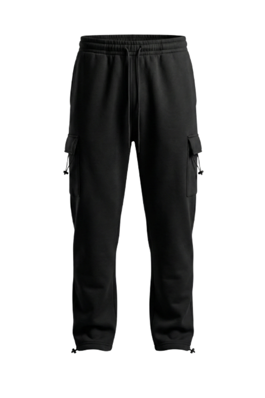 Mens Fleece Cargo Pants