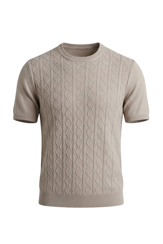 Men’s Short Sleeve Crew Neck Sweater