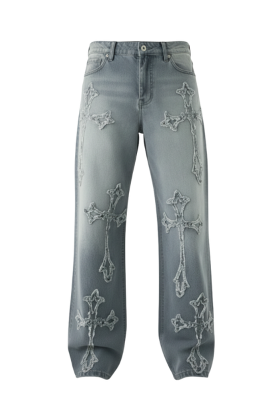 Men's Non-Stretch Denim Baggy Jeans
